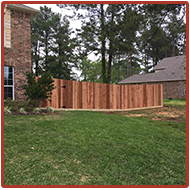 Finished Wooden Fence